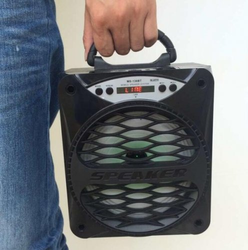 MS 136BT Bluetooth Портативные Колонки с Сабвуфером Беспроводной MS-136BT Bluetooth Портативные